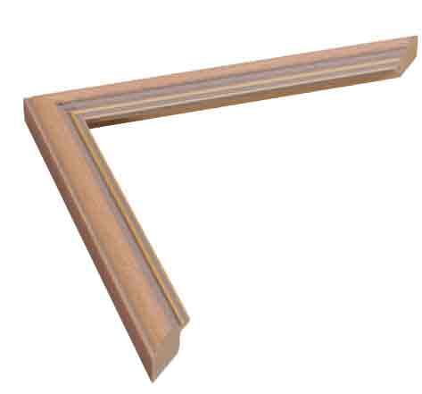 Wooden Map Frame