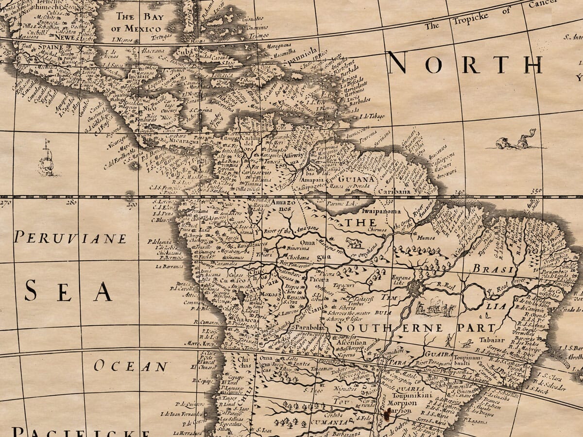 Detail from Speed Map of America