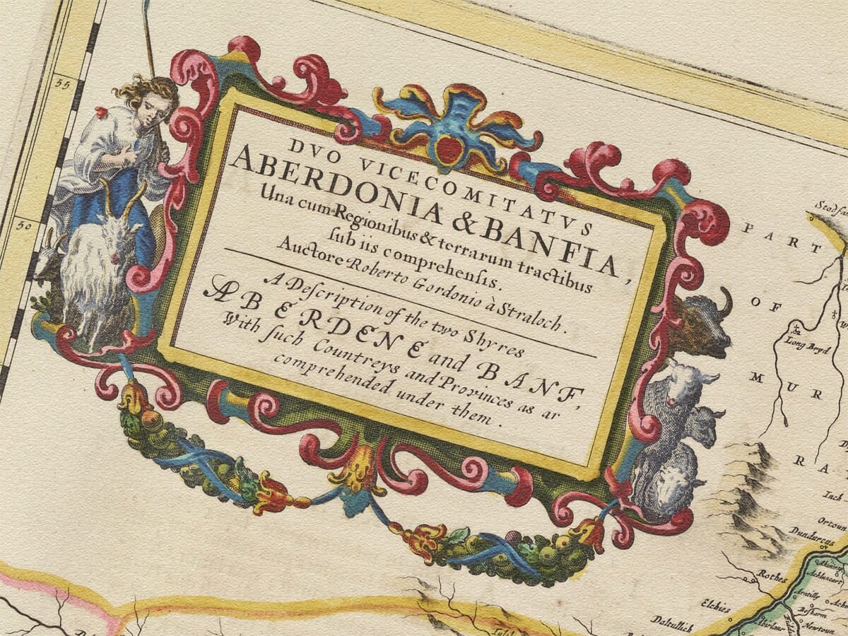 Aberdeenshire and Banffshire Detail