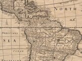 America Detail from an old map of America