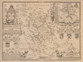Old Map of Bedfordshire 1610