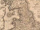 Britain Detail from an old map of Great Britain