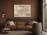 Blaeu Map of Cheshire in Frame