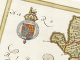 Caernarvonshire Detail from an old map of Caernarvonshire 1645