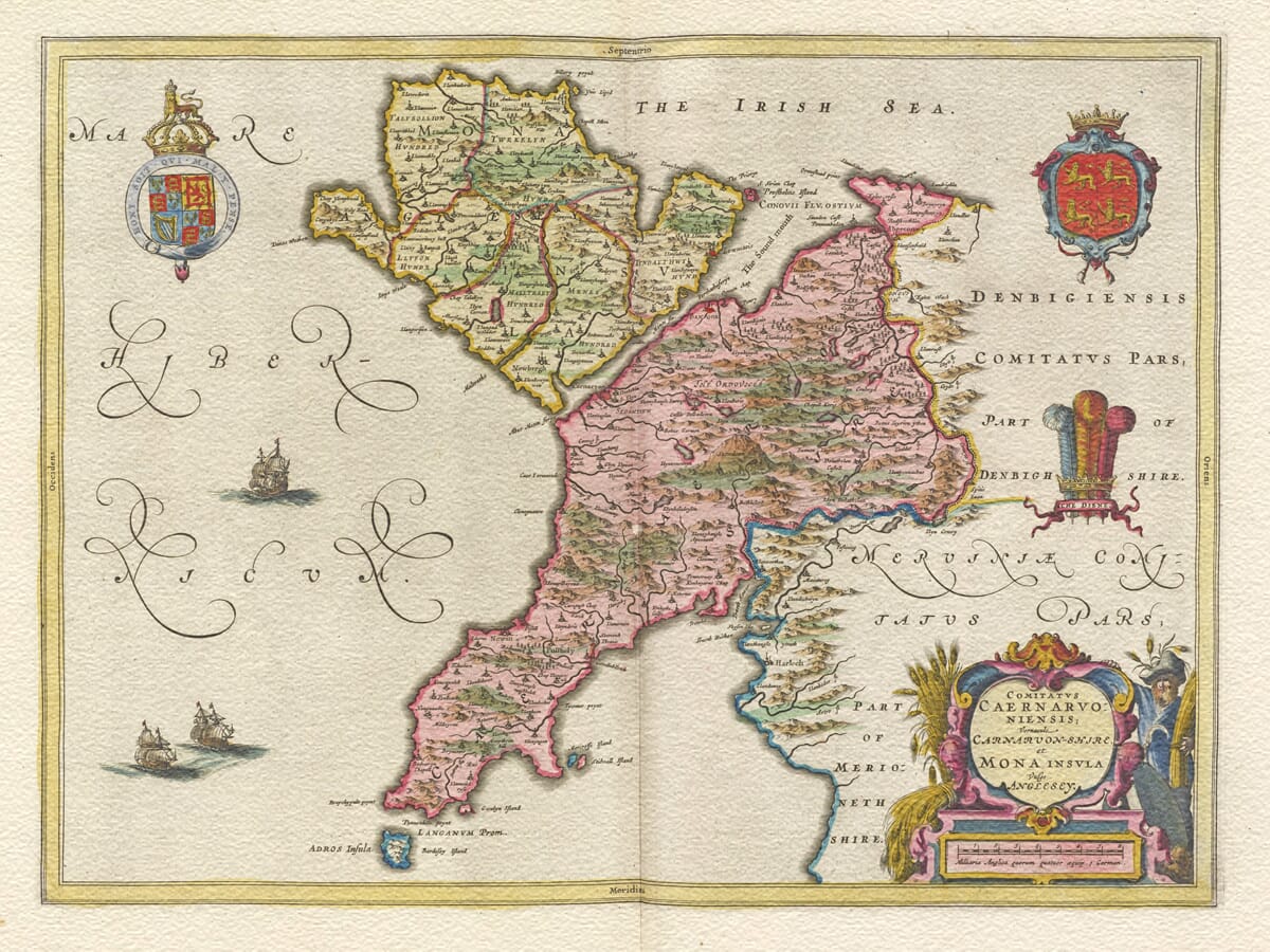 Early Map of Caernarvonshire