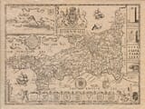 Old Map of Cornwall