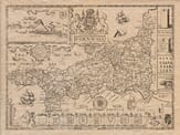 Old Map of Cornwall