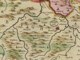 Denbighshire Detail from an old map of Denbighshire 1645