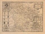 Vintage map of Devon by John Speed, 1611
