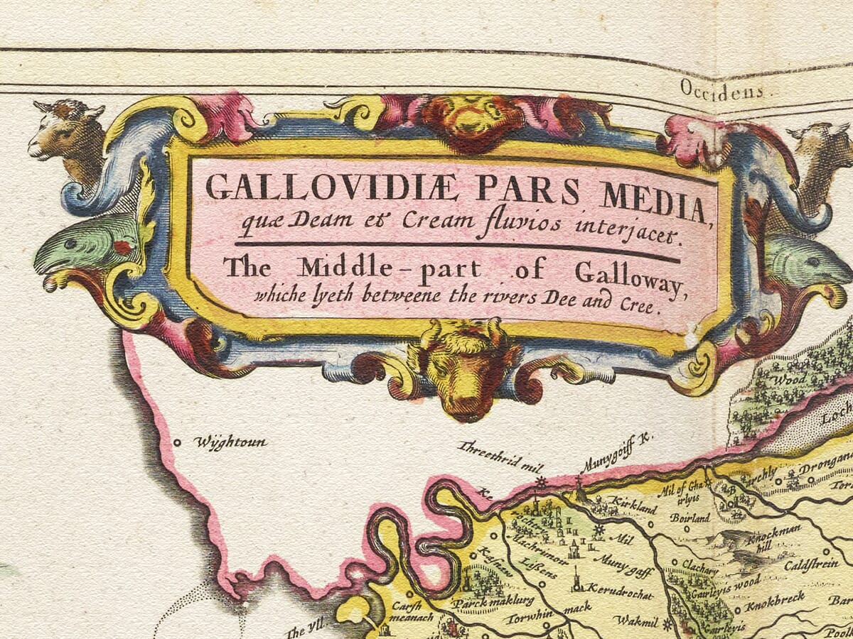 Golloway detail from old map