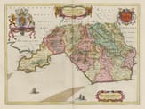 Old Map of Glamorganshire