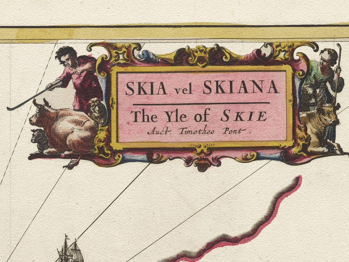 Early Map of the Isle of Skye
