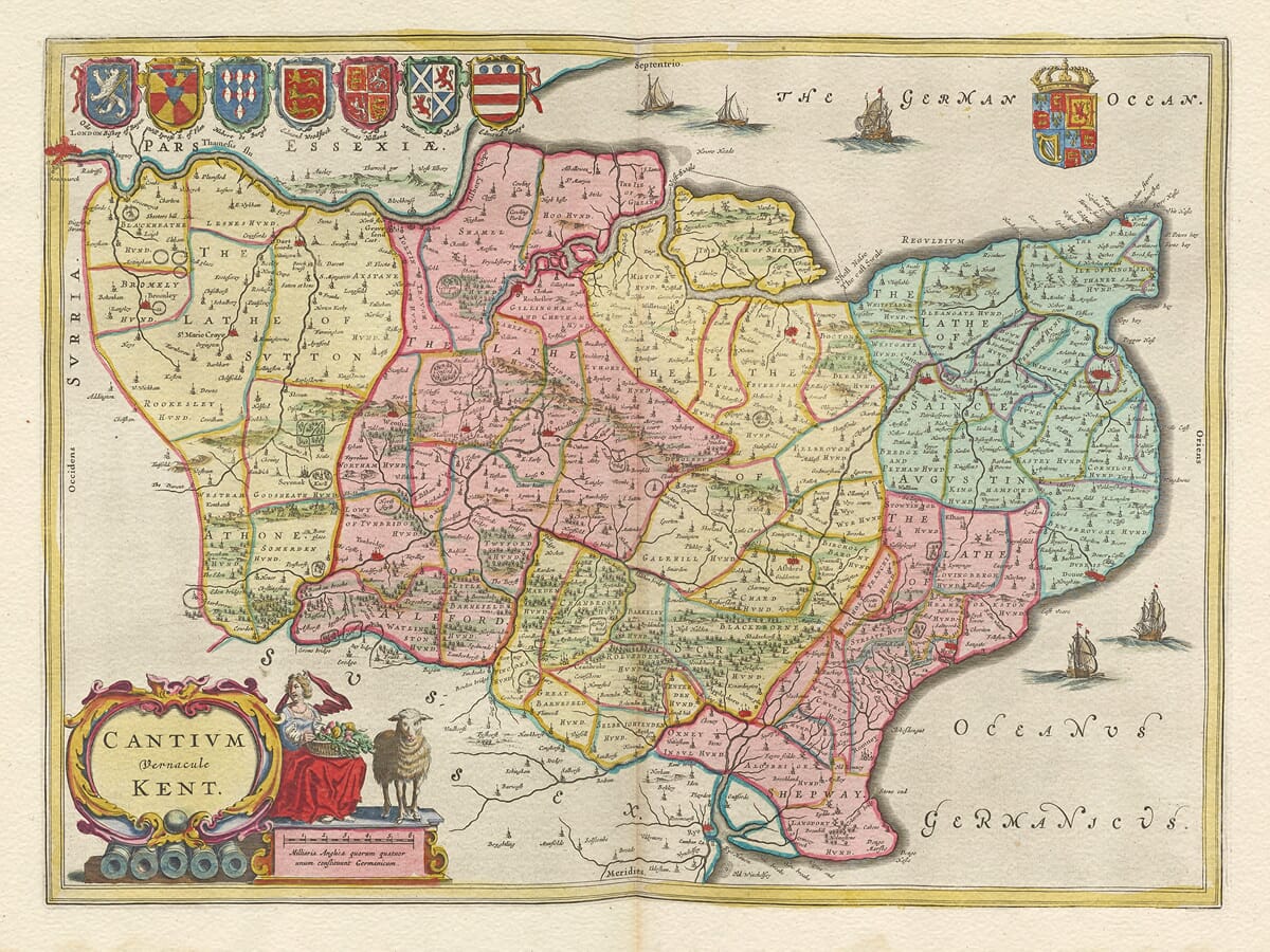 Kent Map 1645
