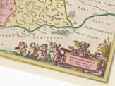 Detail from an old map of Leicestershire 1645 Detail from an old map of Leicestershire 1645