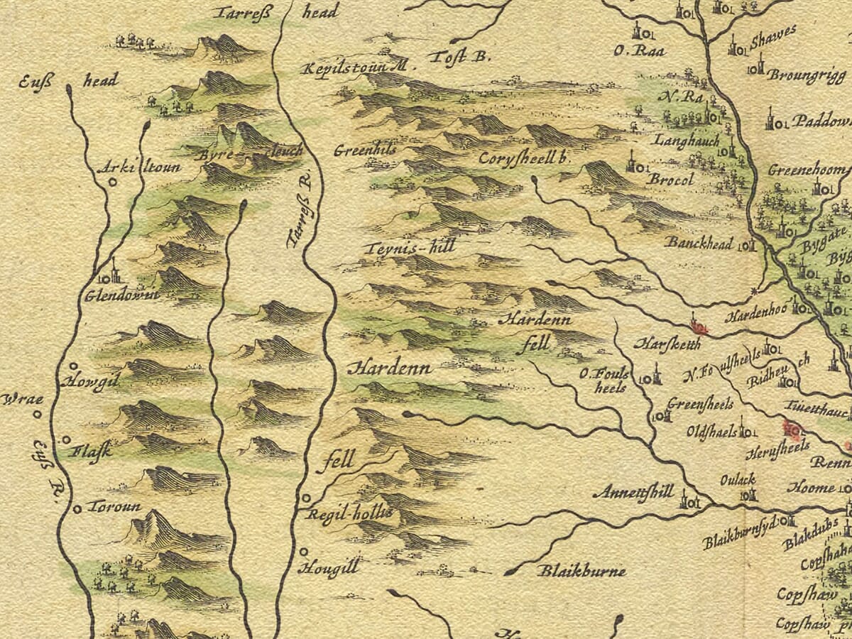 Map of Liddesdale