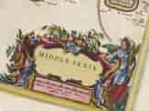 Detail from an old map of Middlesex 1645