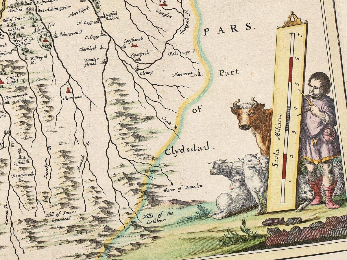 Old Map of Nithsdale