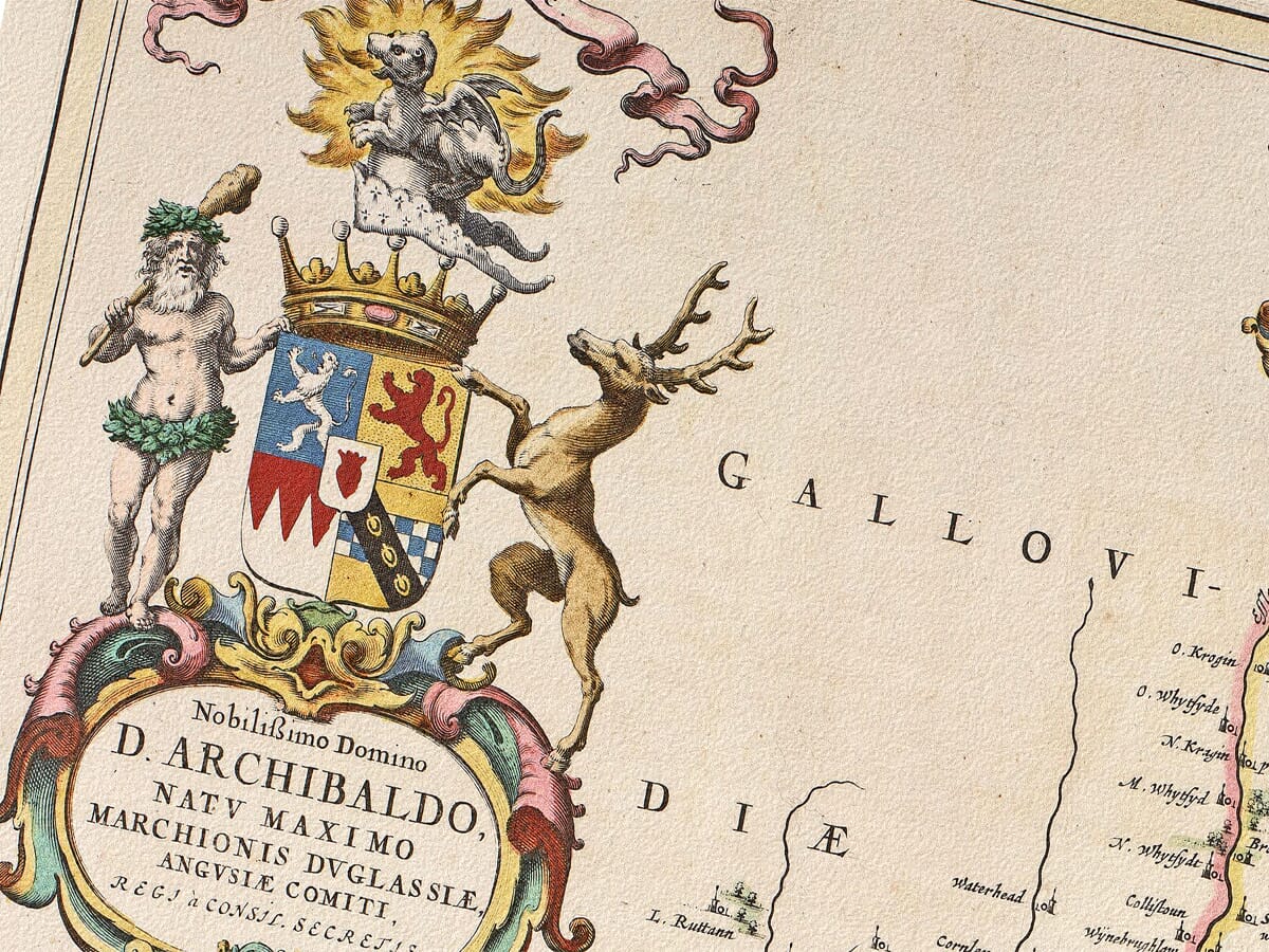 Old Map of Nithsdale