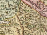 Northern Scotland Map from 1600’s Detail Northern Scotland Map from 1600's