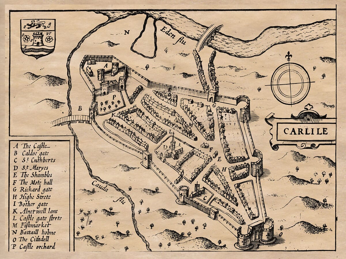 Old Town Plan of Carlisle