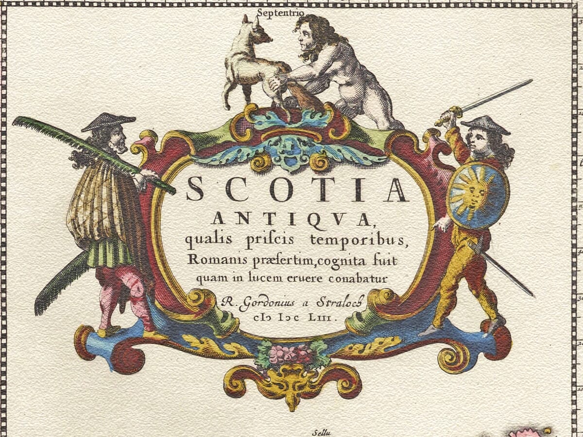 Detail from Old Map of Scotland