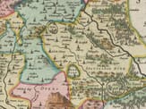 Detail from Old Map of Shropshire 1645 Detail from Old Map of Shropshire 1645