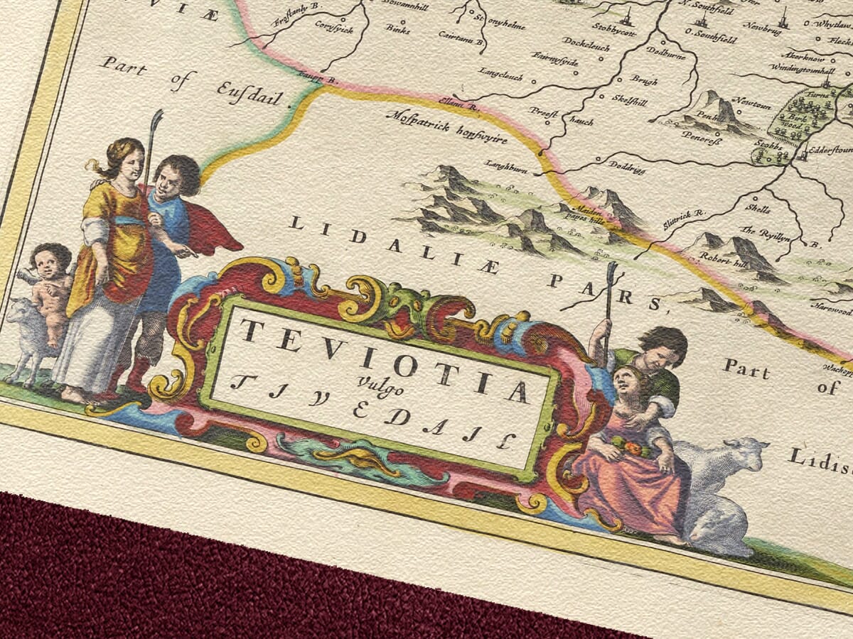 Scottish Borders Map Detail