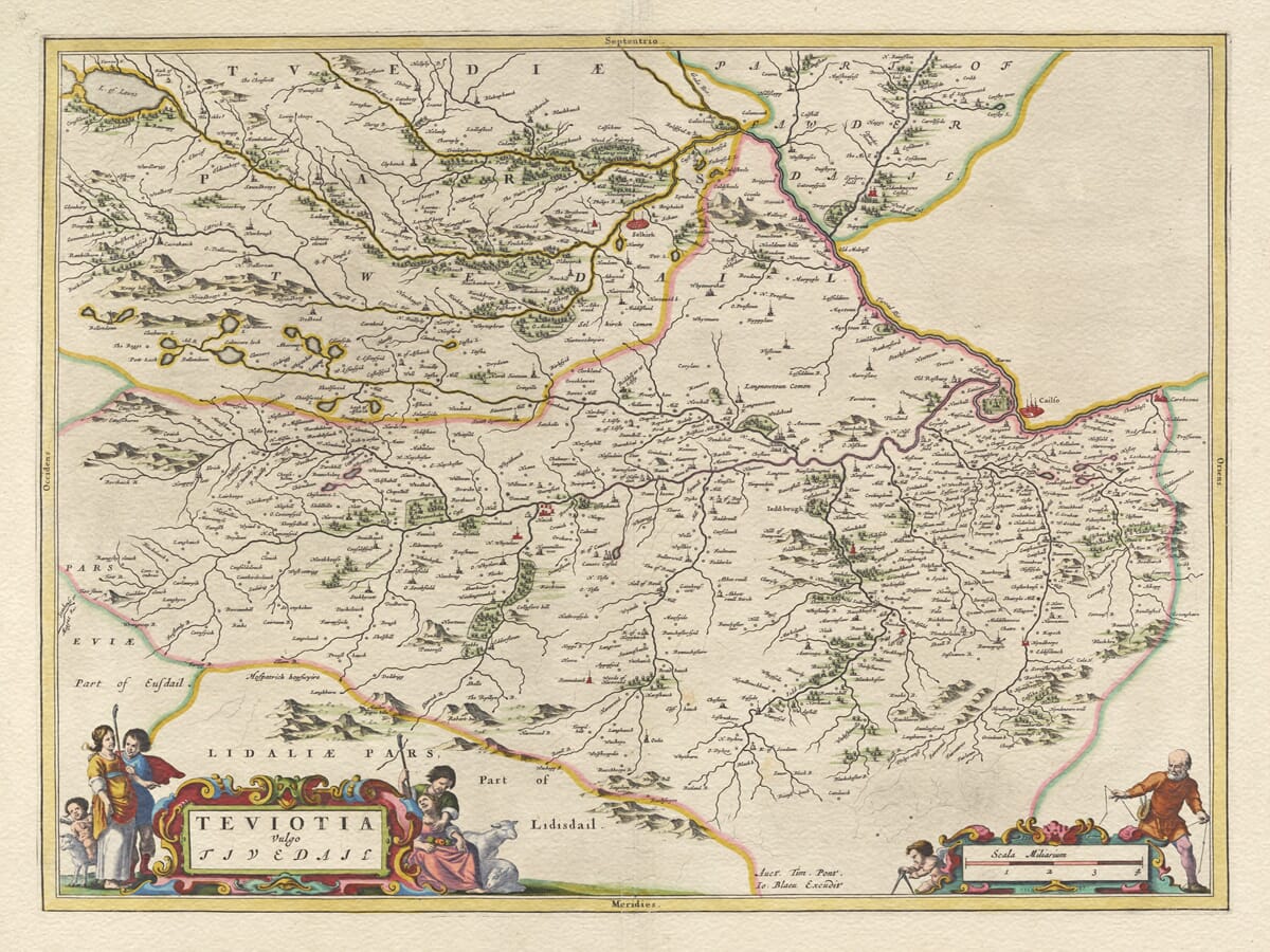 Teviotdale Old Map