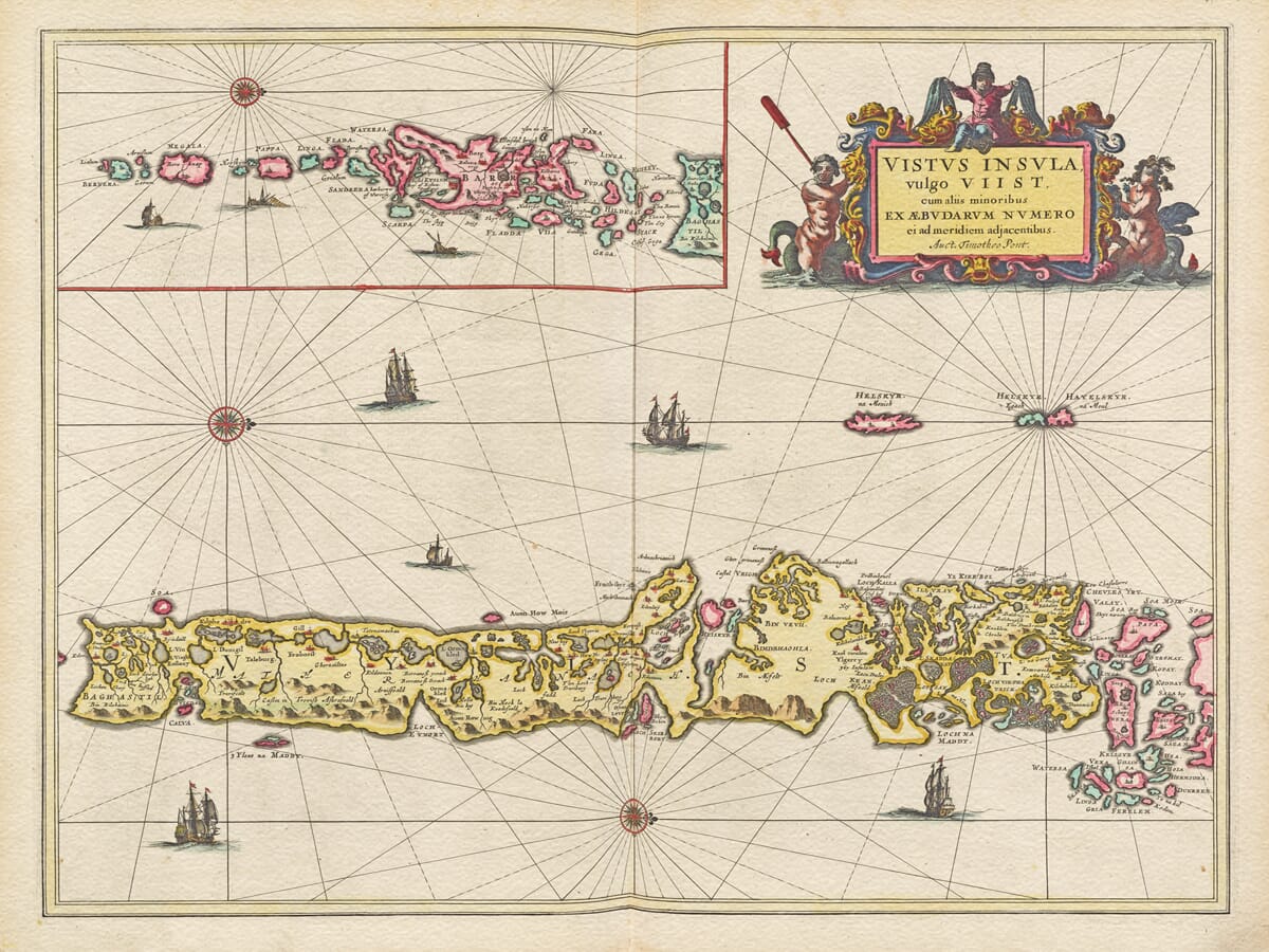 Old Map Uists and Barra