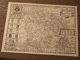 Old map of Devon by John Speed, 1611