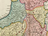 Wales Detail Detail from Welsh Map 1645