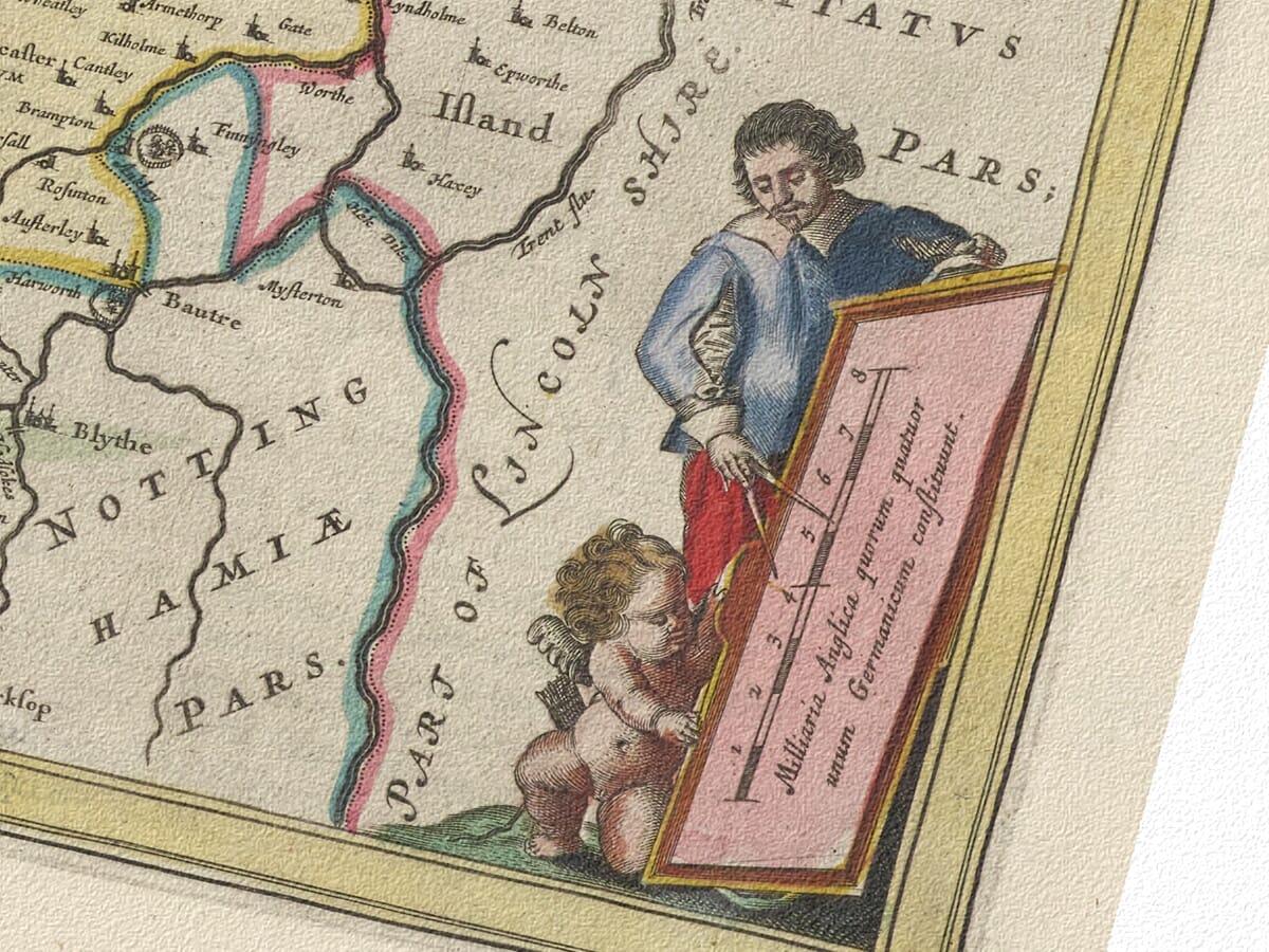 Old Yorkshire West Map detail