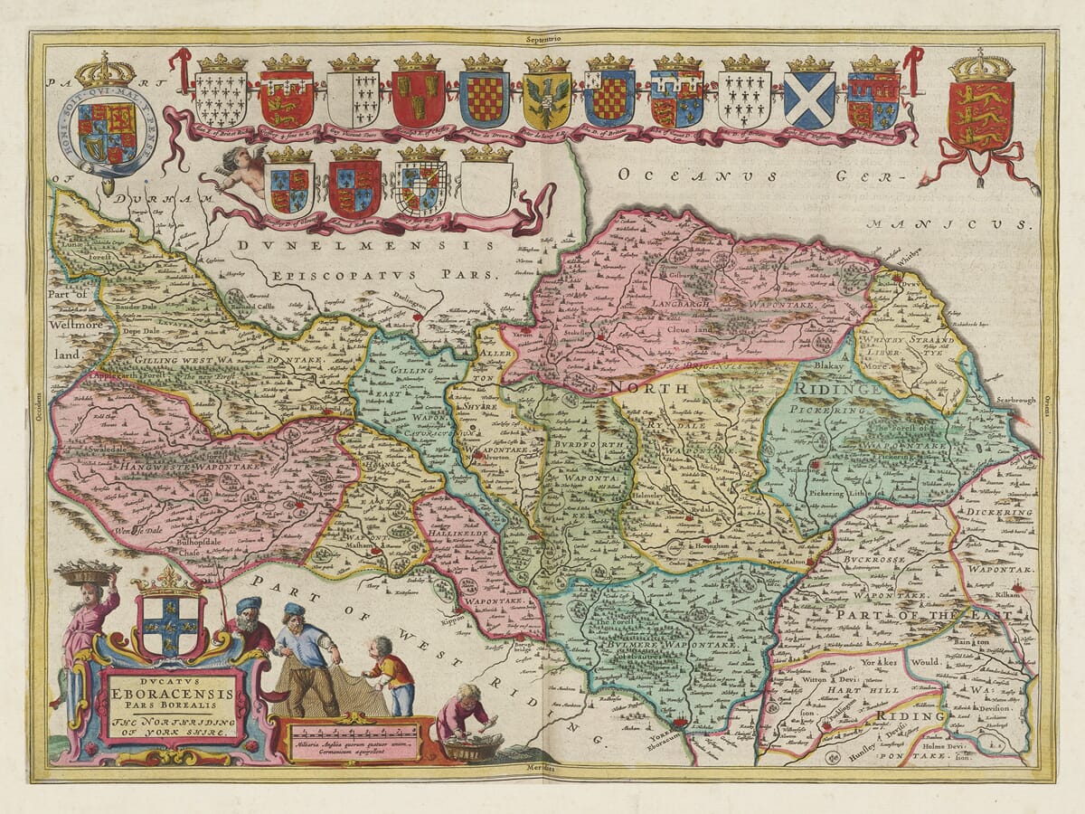 Old Map North Yorkshire