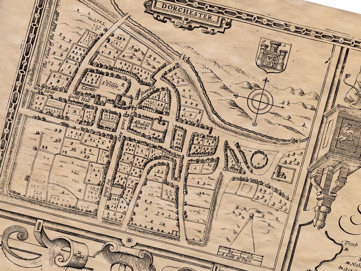 Old Town Plan of Dorcheser