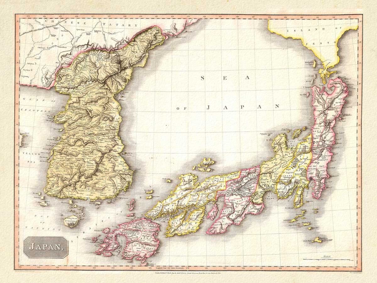 Old Map Japan