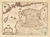 Old Map of Latvia
