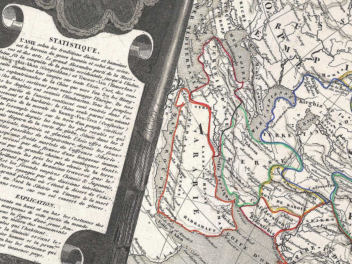 Asia early map detail