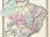 Old Map of Brazil