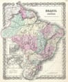 Old Map of Brazil