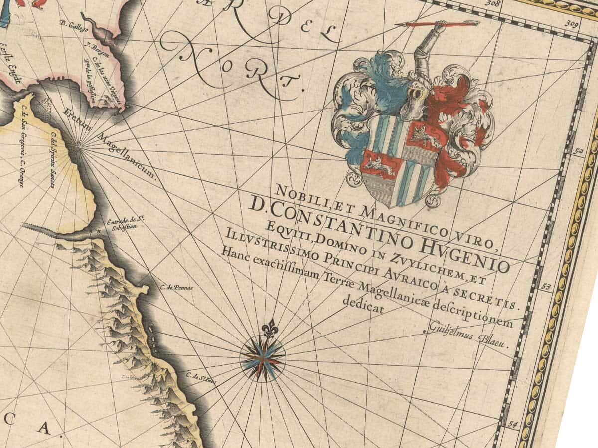 Detail from an Old Map of Cape Horn