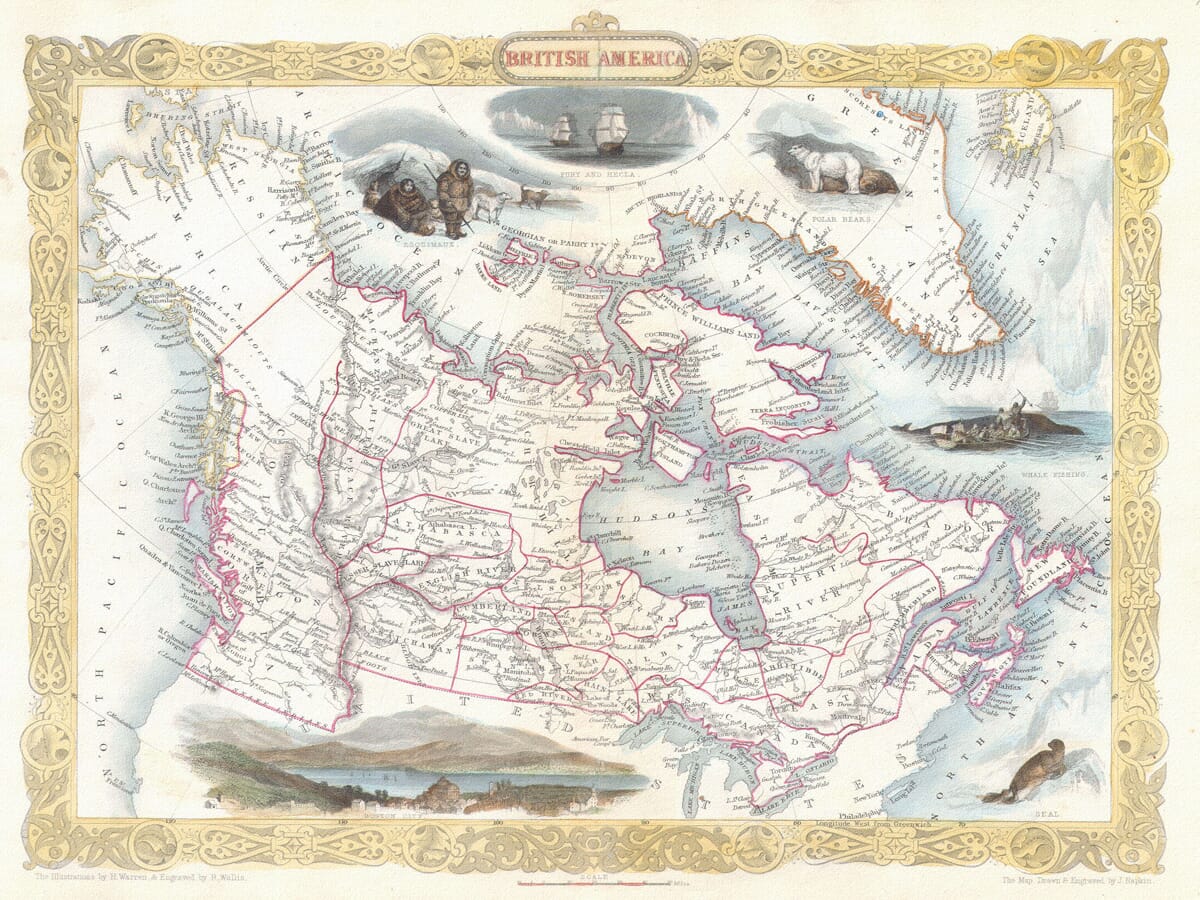 Early Map of Canada