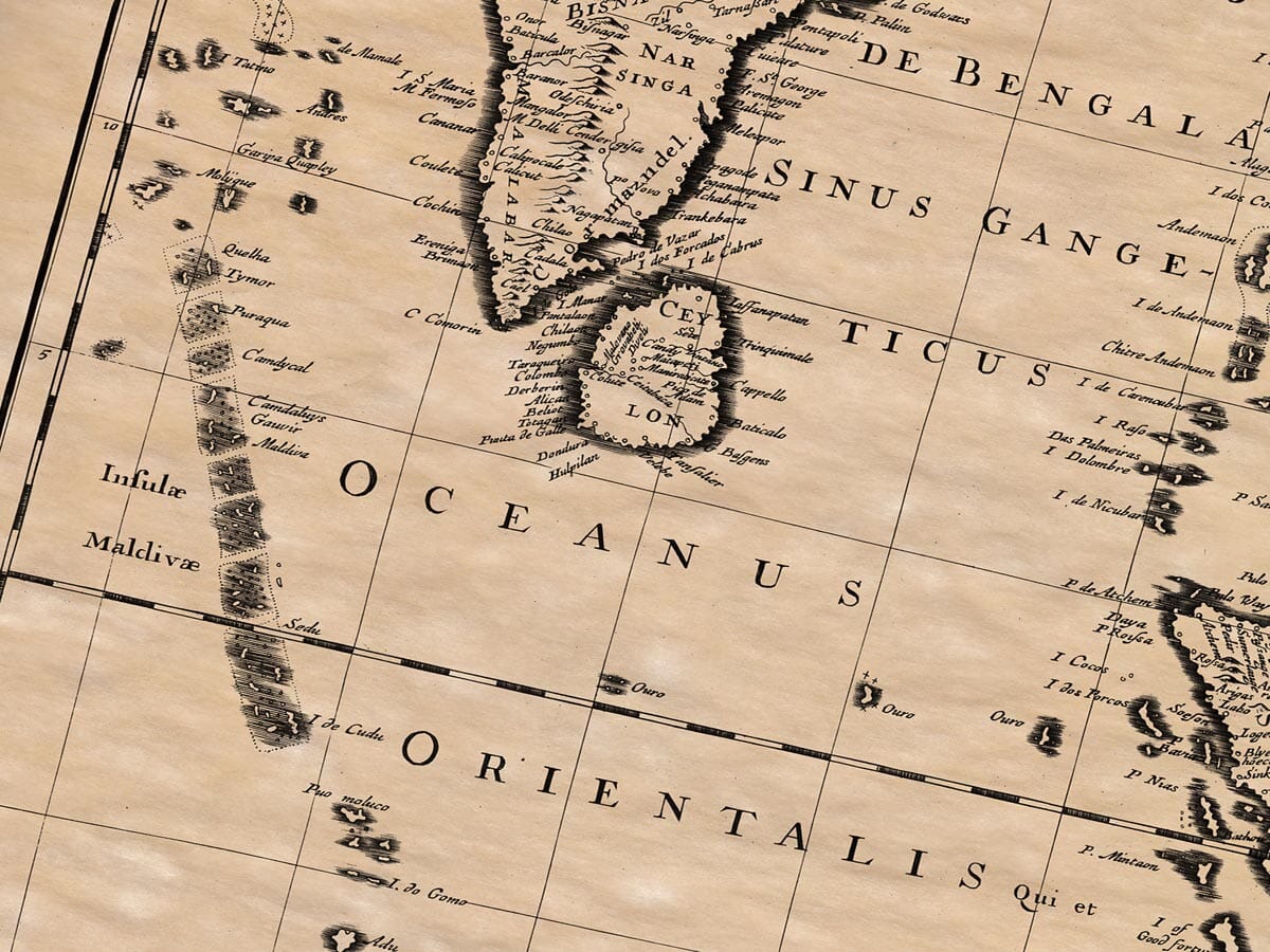 East India Map Detail