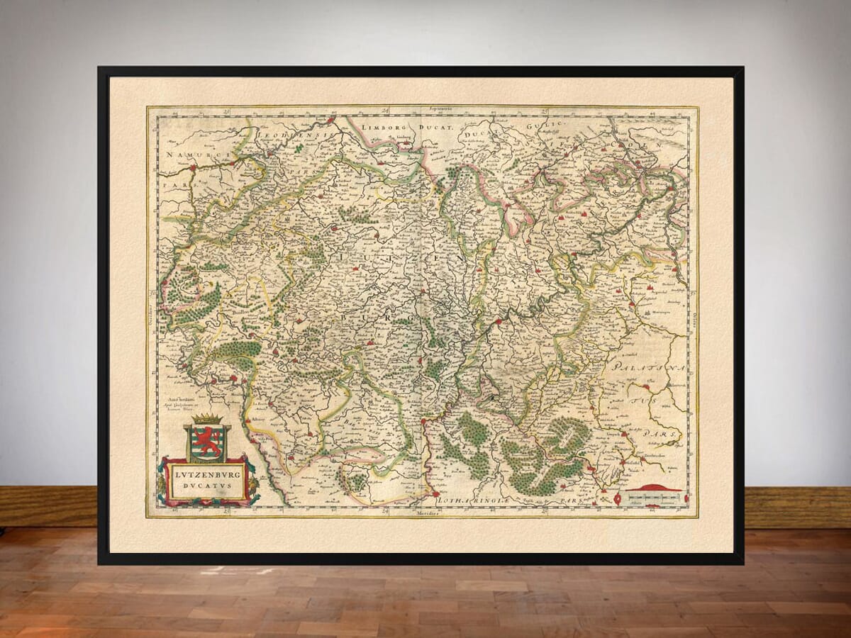 Famed Map of Luxembourg