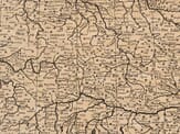 Germany Detail from an old map of Germahy