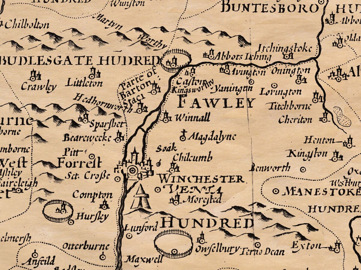 Hampshire John Speed Detail