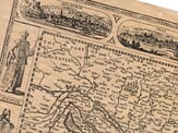 Hungary Detail from old Hungary map