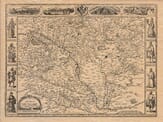 Old Map of Hungary
