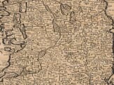 Ireland Detail from an old map of Ireland