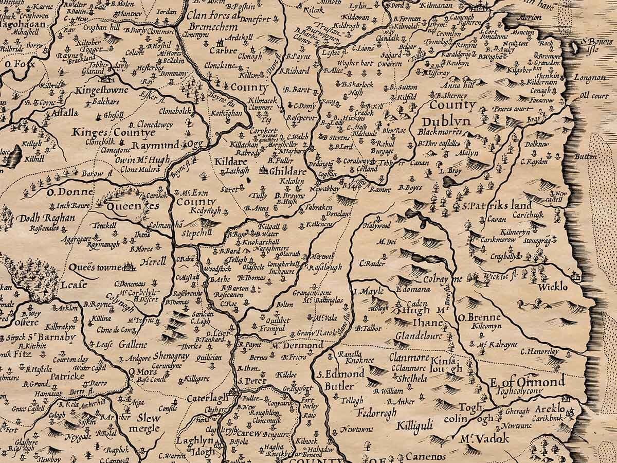 Old Map of Leinster