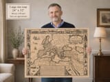 Large Old Map of The Roman Empire